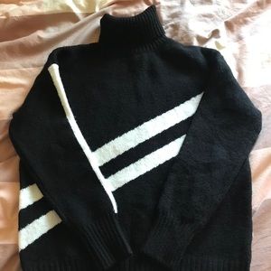 Black and white stripes Sweater